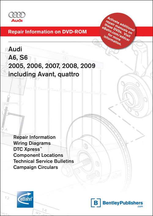 Audi A6: 2005-2006, A6 Avant: 2006 Repair Manual on CD-ROM front cover