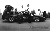Bill Milliken used a Ford GT40 to demonstrate safe handling characteristics for NHTSA officials in 1966. Bill Milliken used a Ford GT40 to demonstrate safe handling characteristics for NHTSA officials in 1966.