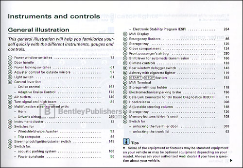 Audi A8 2005 instrument panel key code