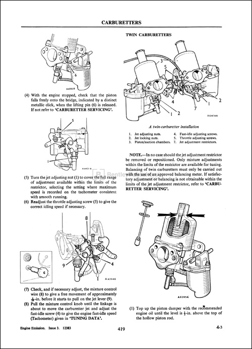 The Complete Official MGB: 1962-1974 Carburetters