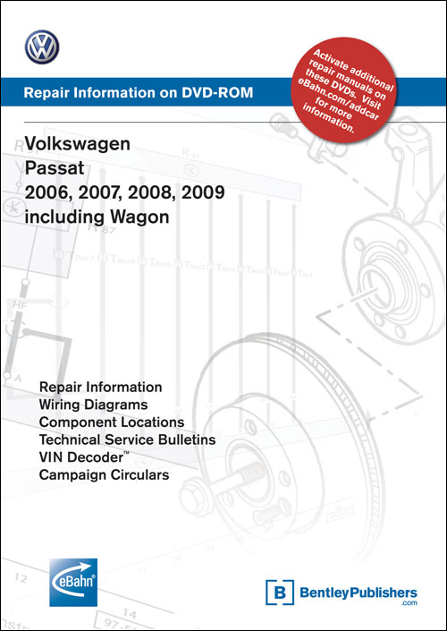 Volkswagen Passat: 2006 Repair Manual on CD-ROM front cover
